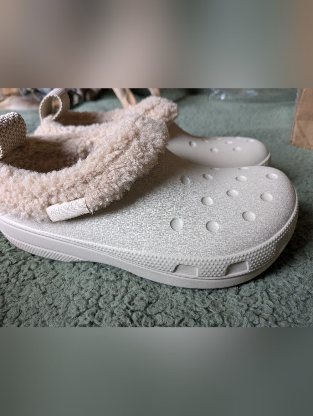Crocs Lines Shorty Boot Slippers 7 NWOT